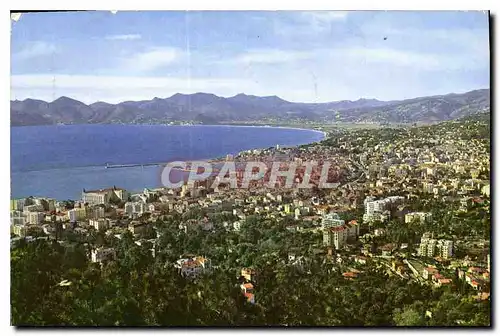 Cartes postales moderne Cannes vue generale prise de la Californie