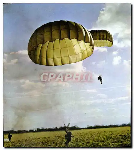 Cartes postales moderne Descente en Parachute