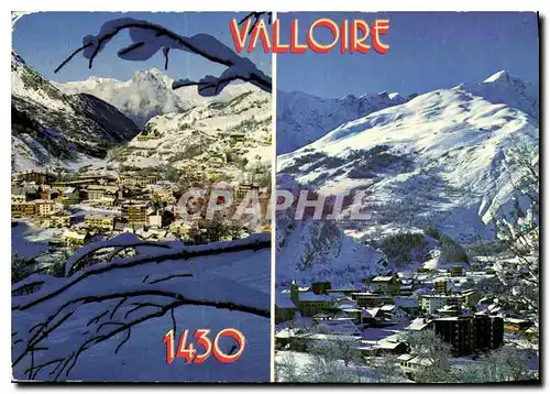 Cartes postales moderne Valloire Le Crey Rond le Perron des Encombres