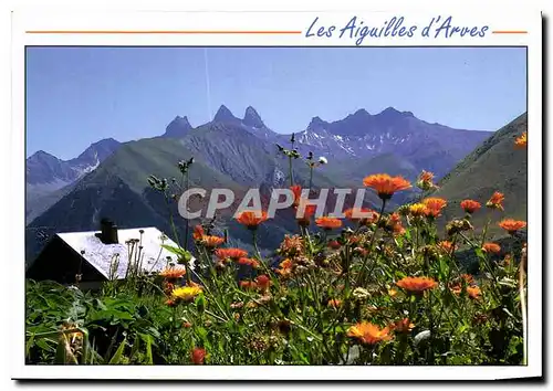 Cartes postales moderne Les Aiguilles d'Arves Savoie