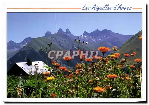 Moderne Karte Les Aiguilles d'Arves Savoie