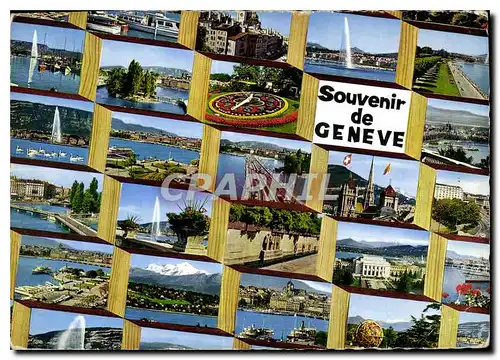 Cartes postales moderne Souvenir de Geneve