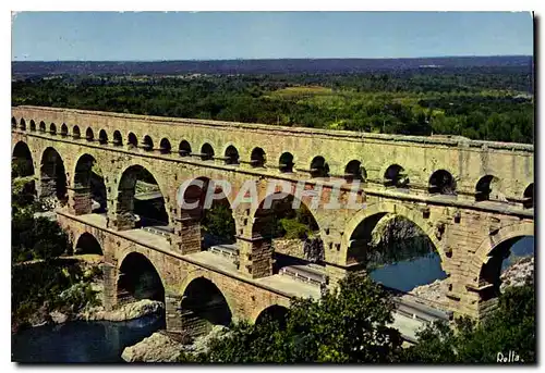 Cartes postales moderne Le Pont du Gard Gard Aqueduc romain