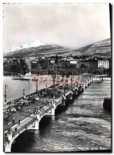 Cartes postales moderne Geneve Pont du Mont Blanc