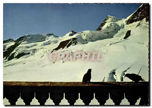 Moderne Karte Jungfraujoch mit Rottalhorn