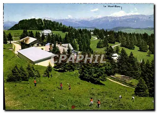 Moderne Karte Aux environs d'Aix les Bains Savoie le Plateau du Revard et la Chatre du Mont Blanc
