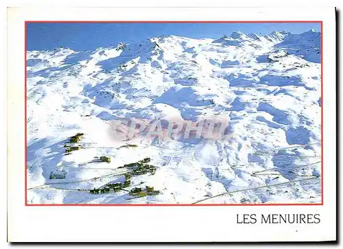 Cartes postales moderne Savoie les Menuires Reberty la Pointe de la Masse
