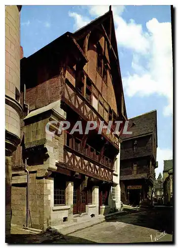 Cartes postales moderne Les Merveilles du Val de Loire Chinon Indre et Loire la vieille ville la Maison rouge