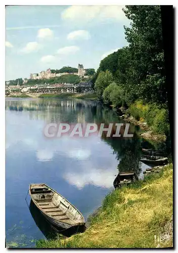 Cartes postales moderne Les Merveilles du Val de Loire Chinon Indre et Loire La Vienne et le Chateau