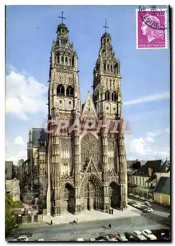 Cartes postales moderne Tours Indre et Loire la Cathedrale St Gatien