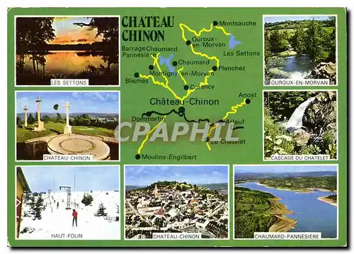 Cartes postales moderne A travers le Morvan