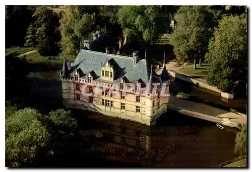 Moderne Karte Couleurs et Lumiere de France le Chateau d'Azay le Rideau Indre et Loire