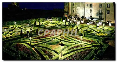 Cartes postales moderne les Chateaux de la Loire Villandry Indre et Loire le Chateau et les Jardins Renaissance