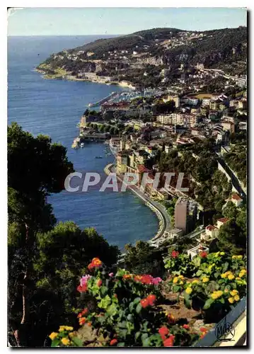 Cartes postales moderne La Cote d'Azur Villefranche sur Mer Vue sur les quais la Forteresse et la Darse