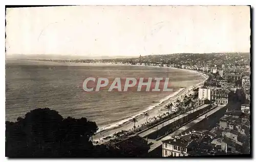 Cartes postales moderne Nice Baie des Anges vue generale