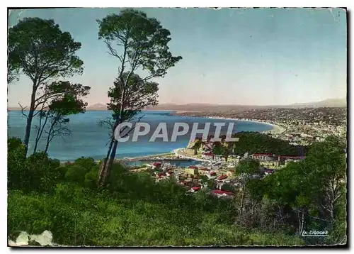 Cartes postales moderne Nice La baie des Anges vue panoramique vers l'Esterel