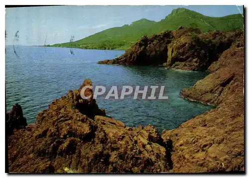 Cartes postales moderne Cote d'Azur La Corniche d'Or les rochers du Trayas