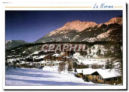 Moderne Karte La Norma Savoie La montagne a sa station Echappee sur la station