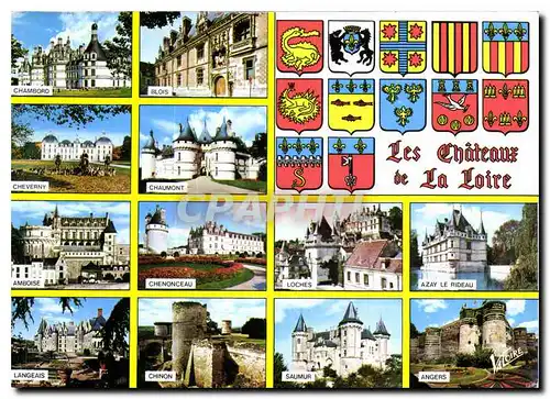 Cartes postales moderne Les Chateaux de la Loire