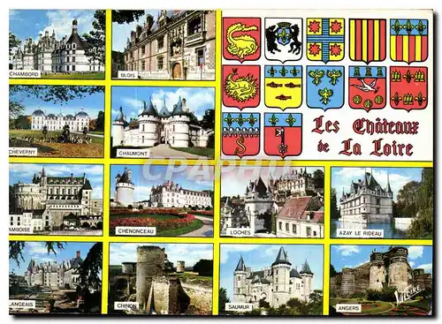 Cartes postales moderne Les Chateaux de la Loire