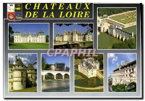 Cartes postales moderne Chateaux de la Loire