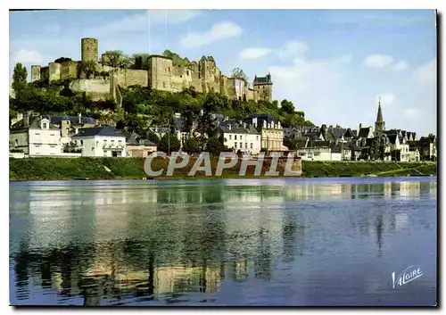 Moderne Karte Les Merveilles du Val de Loire Chinon Indre et Loire