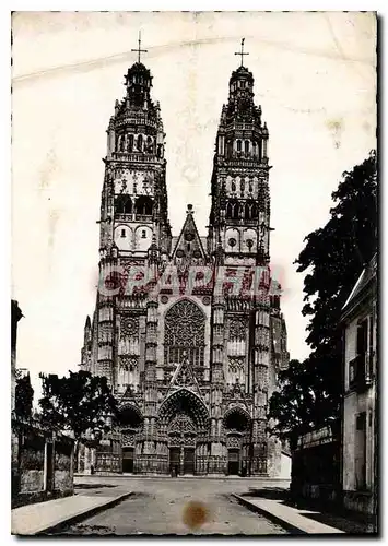 Cartes postales moderne Tours I et L La Cathedrale St Gatien