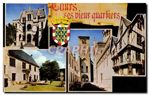 Cartes postales moderne Tours I et L Ses vieux quartiers