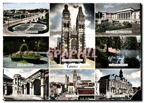 Cartes postales Tours La Cathedrale Saint Gatien