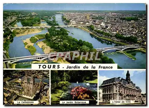 Cartes postales Tours Jardin de la France Indre et Loire