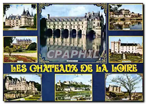 Cartes postales Les Chateaux de la Loire