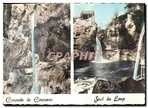 Cartes postales moderne Excursion Gorges du Loup Cascade de Courmes