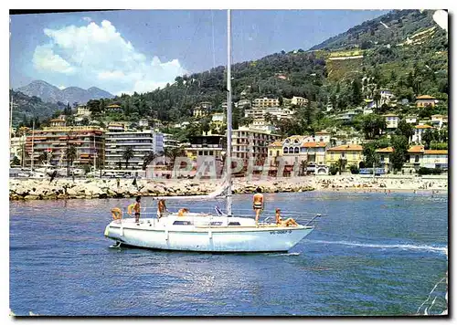 Cartes postales moderne Cote d'Azur Menton Garavan