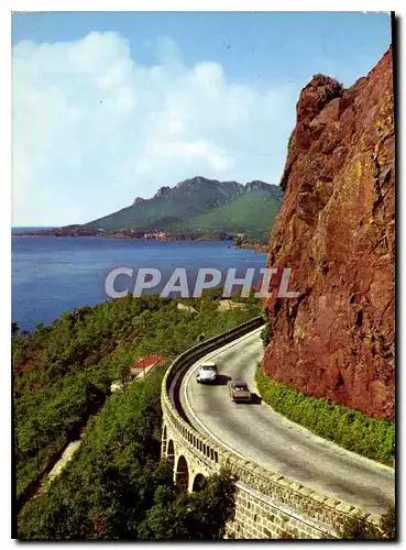 Cartes postales moderne La Cote d'Azur Route de la Corniche d'Or