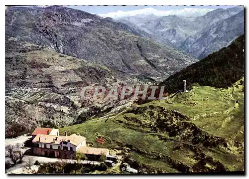 Cartes postales moderne Col de Brouis A Mar Vue aerienne sur les chaines italiennes