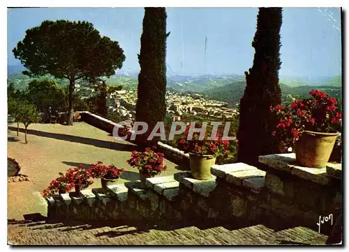 Cartes postales moderne Vence Alpes Maritimes Le Village vu de la terrasse