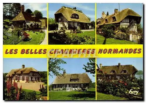 Cartes postales moderne Les Belles Chaumieres Normandes