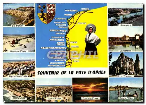 Cartes postales moderne Souvenir de la Cote d'Opale