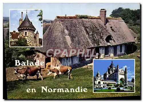 Moderne Karte Balade en Normandie Lisieux et sa Region