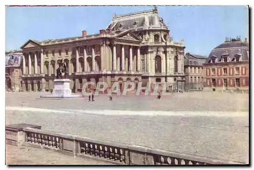 Moderne Karte Chateau de Versailles La Cour d'honneur