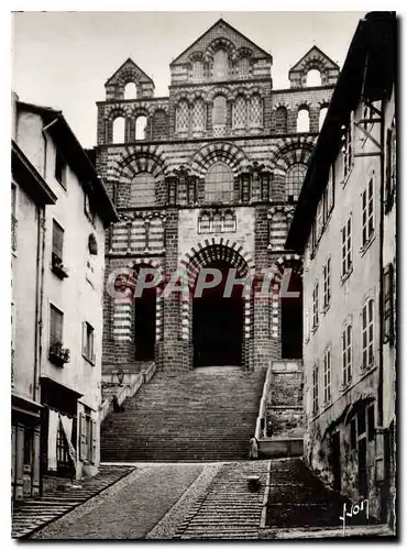 Cartes postales moderne Le Puy Hte Loire Basilique de Notre Dame du Puy La Facade