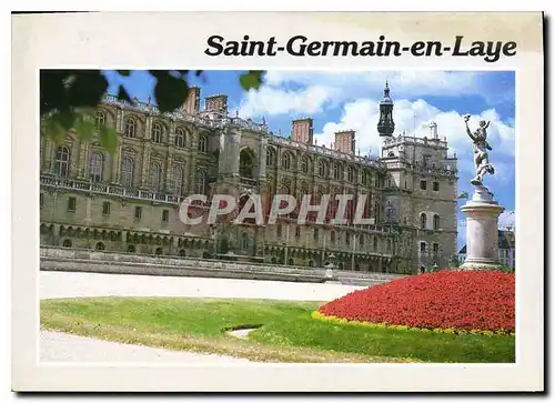 Cartes postales moderne Saint Germain en Laye Yvelines Le Chateau facade cote parc