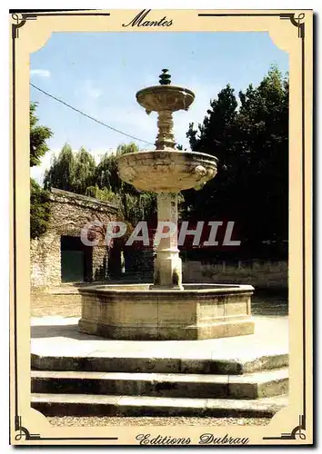 Cartes postales moderne Mantes La Jolie Yvelines La Fontaine Renaissance