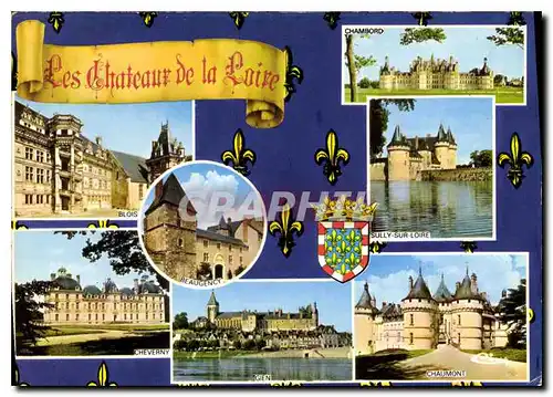 Cartes postales moderne Les Chateaux de la Loire