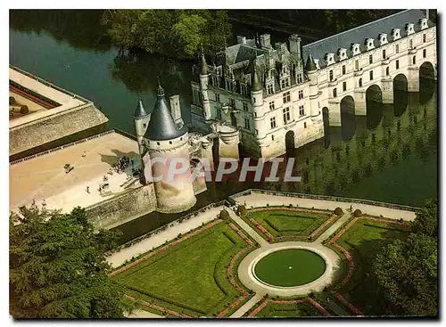 Cartes postales moderne Chenonceaux I et L Chateau Renaissance