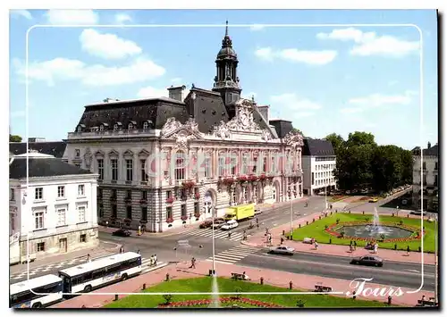 Cartes postales moderne Tours Indre et Loire L'Hotel de Ville