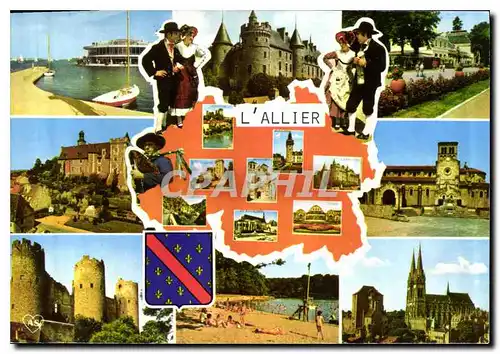 Cartes postales moderne L'Allier Le departement de l'Allier