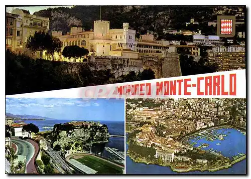 Cartes postales moderne Principaute de Monaco Le Palais Princier