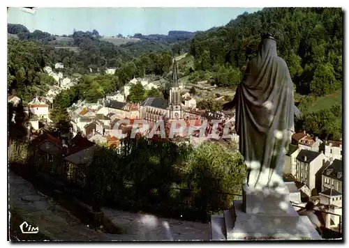 Moderne Karte Plombieres les Bains Vosges Vue prise de la Vierge