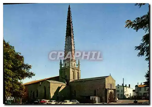 Moderne Karte Ars en Re L'eglise Saint Etienne